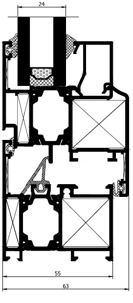 AD 55 T izolyasiya edilmiş dülgərlik sistemi